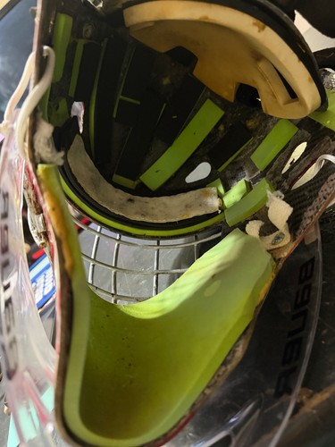 Ice hockey goalie - ice, mask