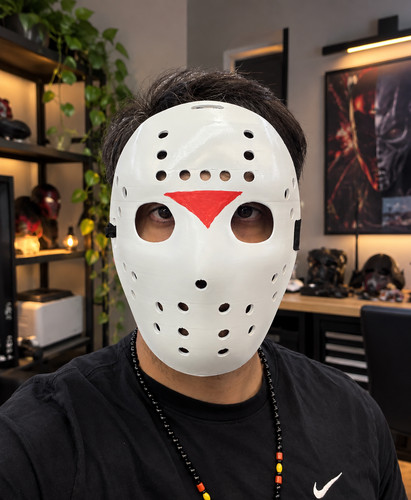 Horror hockey face - horror,