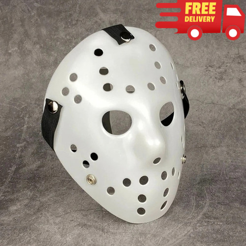 White hockey mask halloween - white,