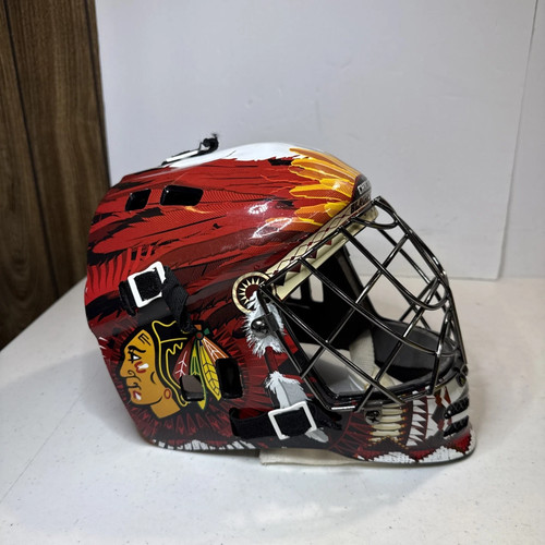 Chicago blackhawks mini goalie - blackhawks,