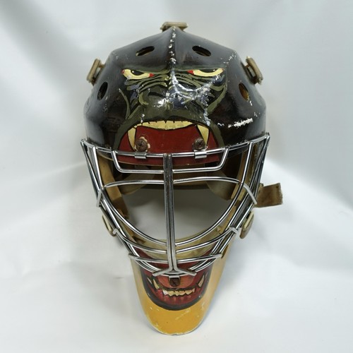 Vintage hockey goalie helmet - ,